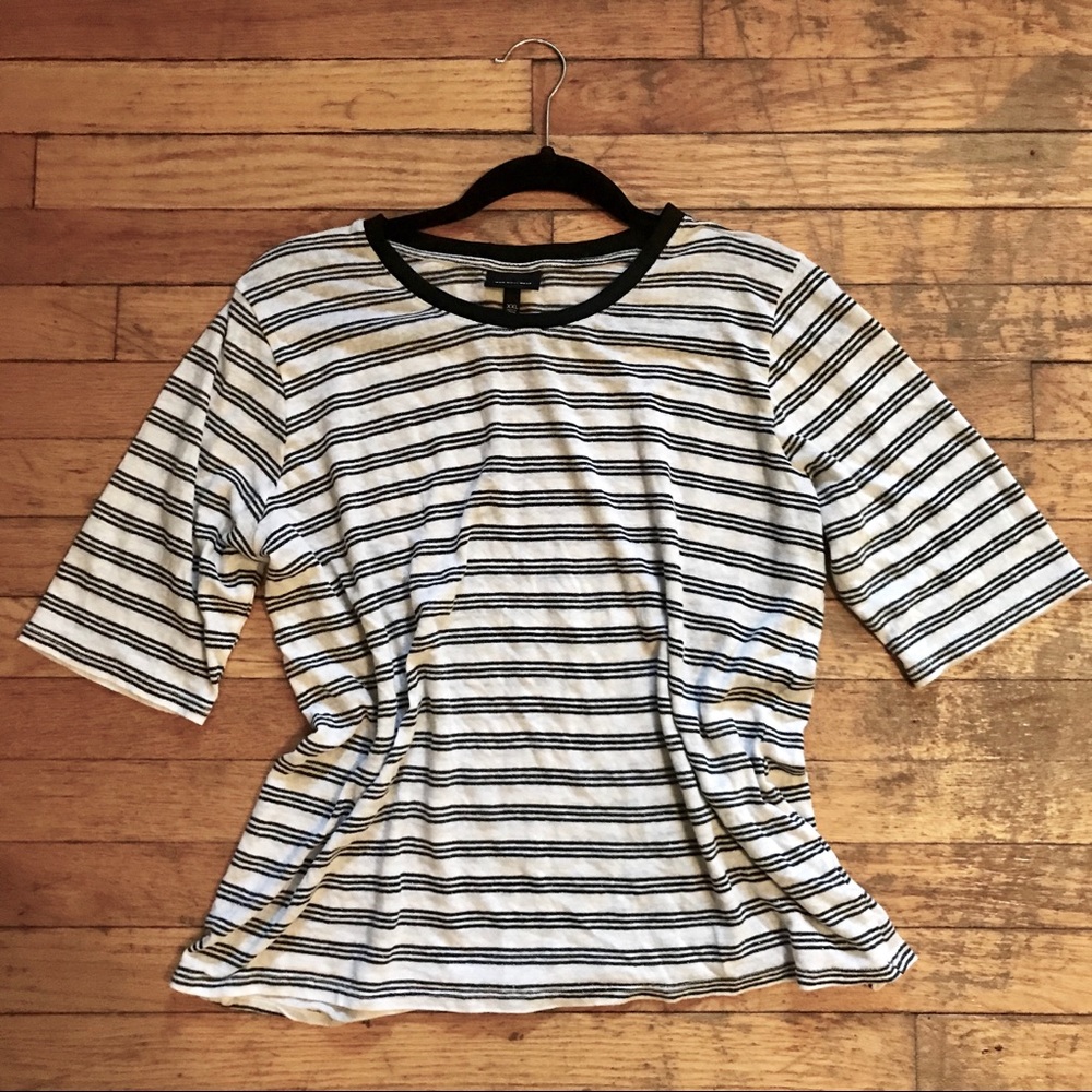 Plus size stripe top